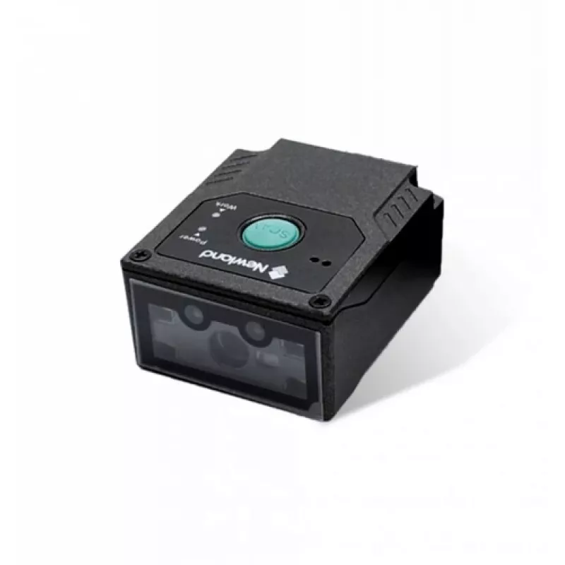 Leitor de códigos de barras fixo Newland FM430 Barracuda 1D 2D CMOS preto