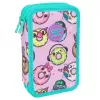 Estojo Coolpack Jumper 2 – design de dois andares, fecho de correr, superfície em tecido