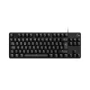 Logitech G G413 TKL SE, com fios, USB, interruptor mecânico, QWERTZ, LED, Preto