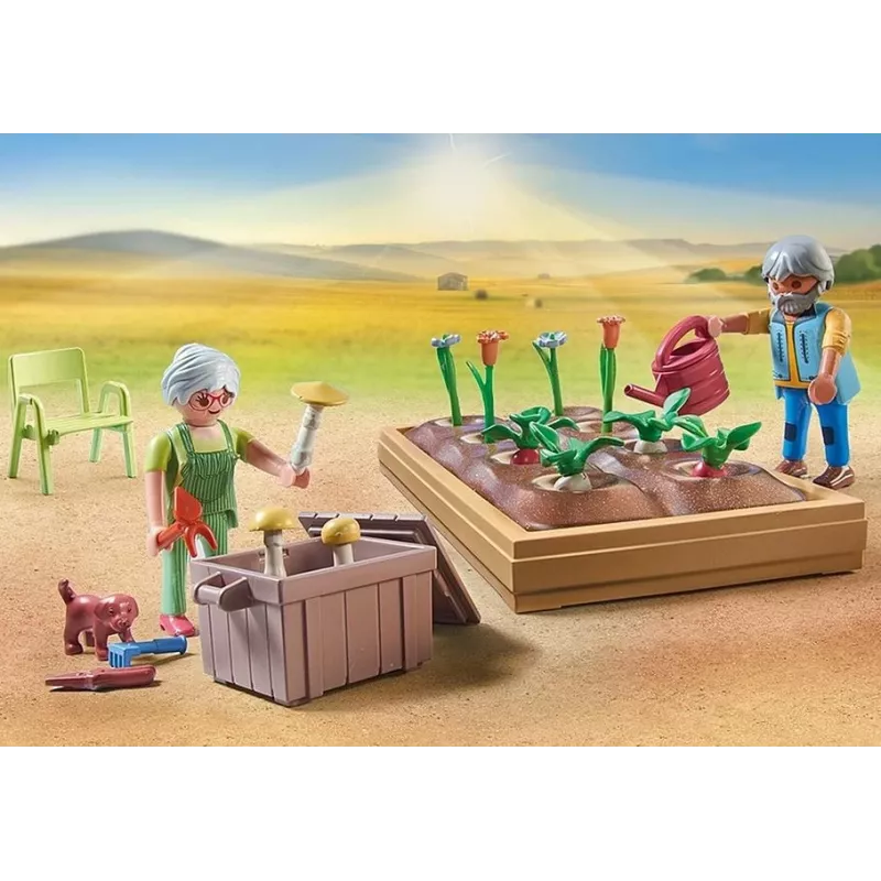 Playmobil 71443 Country: Horta com avós