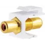 Adaptador de rede Keystone com conector fêmea RCA - S/CONN 08-10061