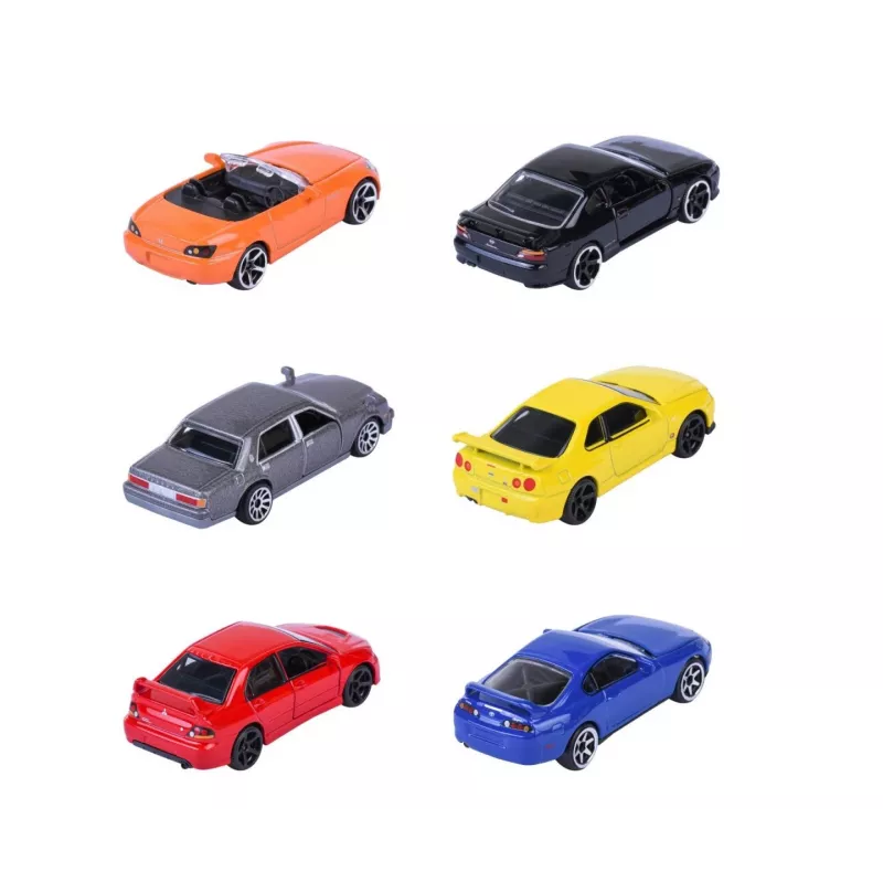 Conjunto de carros de brincar Majorette Japan Legends Premium sortido, 6 veículos, modelo 8502100000