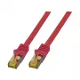 EFB-Elektronik cabo patch RJ45 Cat.6A S/FTP LSZHCat.7 cabo bruto vermelho 0,5m Fabricante: EFB Elektronik (MK7001.0,5R)