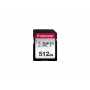 Transcend 300S - Cartão de memória flash - 512GB - Video Class V30 / UHS-I U3 / Class10 - SDXC UHS-I (TS512GSDC300S)