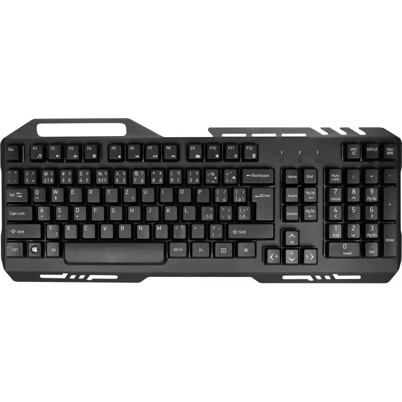 Teclado YKB 3200 SHADOW metal, LED