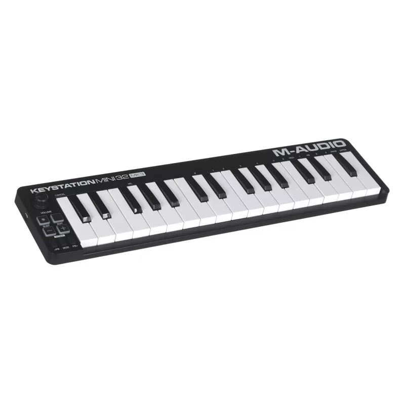 M-AUDIO Keystation Mini 32 MK3 Teclado MIDI 32 teclas USB preto, branco