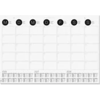 Bloco de planeamento A2 Sigel H6550 – 12 folhas, tamanho da folha 595 x 410 mm, FSC