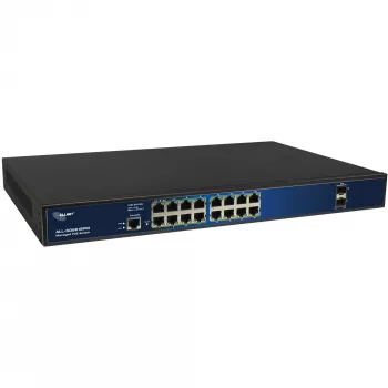 Switch PoE ALLNET ALL-SG8618PM 18 portas Gigabit (16 PoE + 2 uplink)