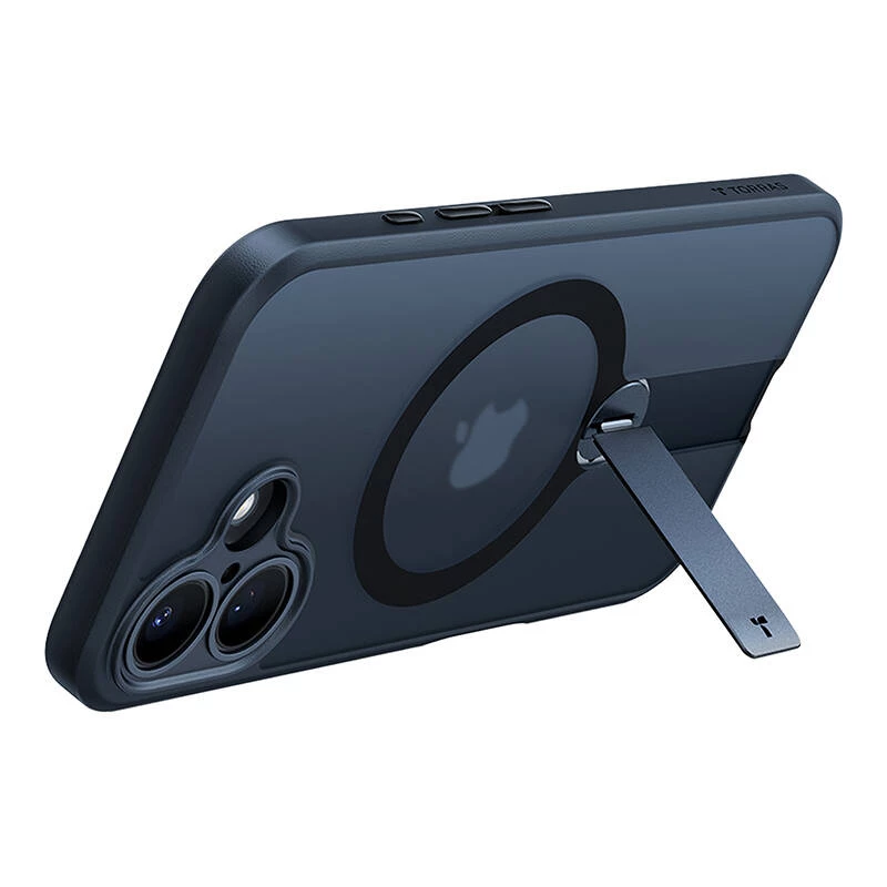 Capa Torras Pstand Spin para iPhone 16 (preto)