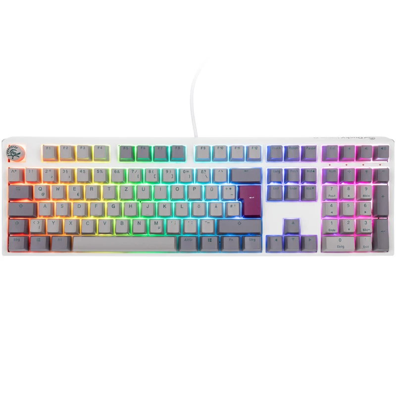 Teclado Ducky One 3, gaming, USB, cinzento
