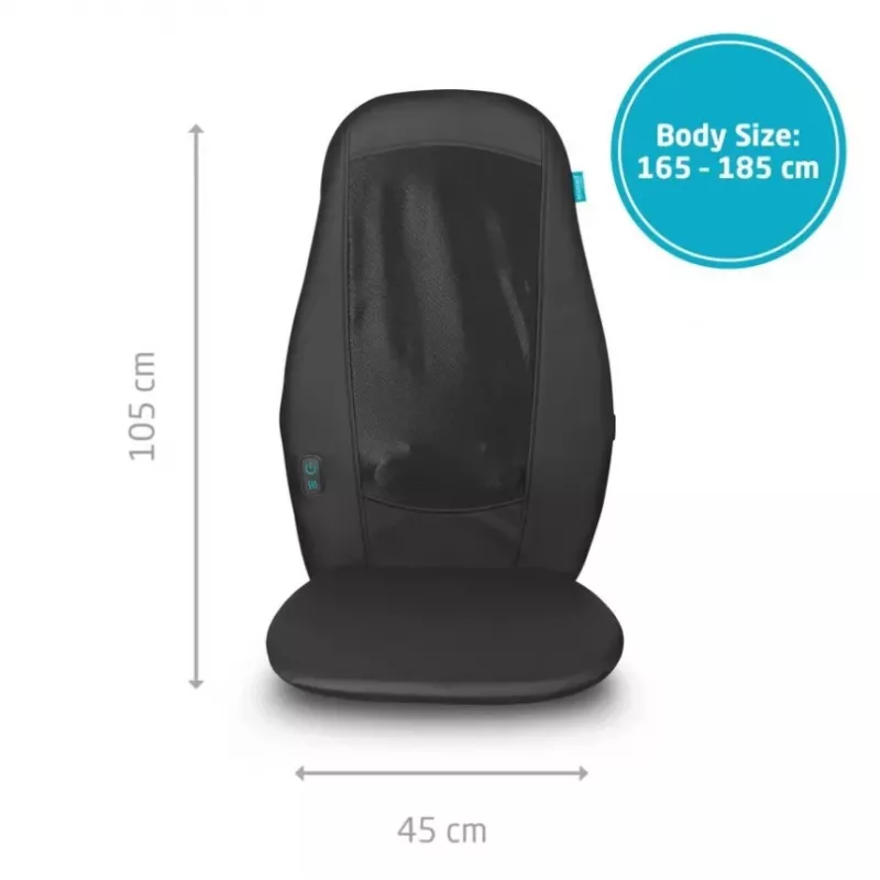 Almofada de massagem Ecomed MC-15E Preta 24 W