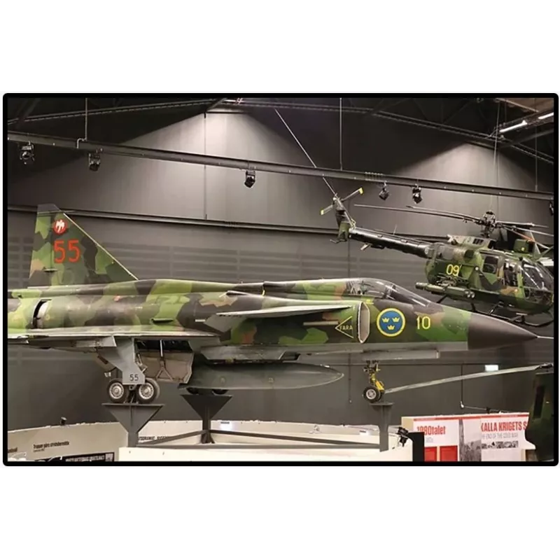 Conjunto de construção Cobi Blocks Saab AJS 3 Viggen 911 peças, conjunto de modelismo com 911 peças