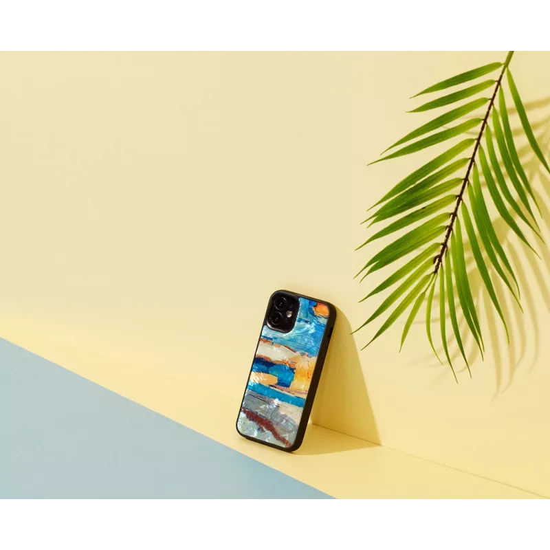 Capa de proteção iKins para Apple iPhone 12 mini – azul-céu