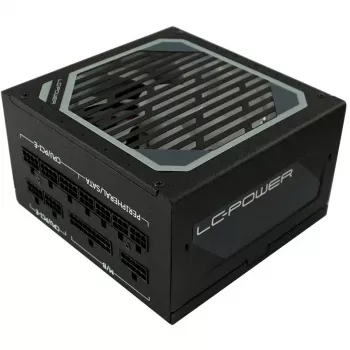 LC Power Super Silent Modular Series LC6550M V2,31 - fonte de alimentação (interna) - ATX12V 2,3 - EPS12V - 80 PLUS Gold - AC 110-240 V - 550 Watt - PFC ativo - Hammered preto (L
