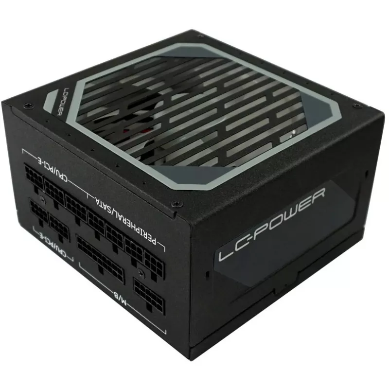 LC Power Super Silent Modular Series LC6550M V2,31 - fonte de alimentação (interna) - ATX12V 2,3 - EPS12V - 80 PLUS Gold - AC 110-240 V - 550 Watt - PFC ativo - Hammered preto (L