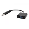 Adaptador DisplayPort para VGA preto