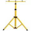 Tripé MACLEAN MCE583 altura ajustável para projetores, estrutura metálica, amarelo
