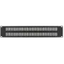 Placa cega LOGON RAB205BL 2U Preto 19