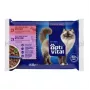 OptiVital saco - alimento completo para gatos adultos. Com borrego e bovino 4x85g