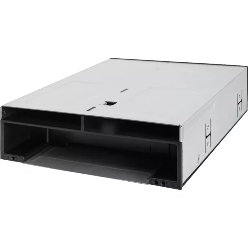 ICY DOCK flexiDOCK MB095SP-B - Caixa para unidades de armazenamento - 2.5, 3.5 (6,4 cm, 8,9 cm) - Preto, prateado (MB095SP-B)
