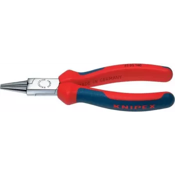 22 05 140, alicate de bico fino, aço cromo-vanádio, plástico, azul, vermelho, 14 cm, 127 g