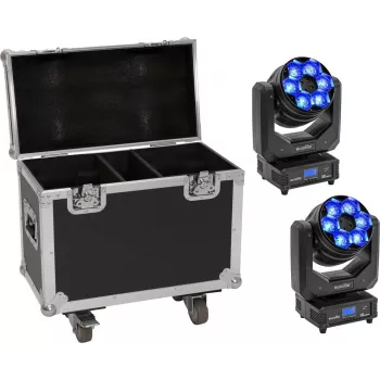 Conjunto de efeito LED Beam Wash Flower EUROLITE TMH-H240 2x (modelo 20000968)