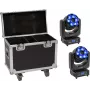 Conjunto de efeito LED Beam Wash Flower EUROLITE TMH-H240 2x (modelo 20000968)