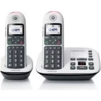 Motorola CD5012 DUO Telefone sem fios DECT, branco
