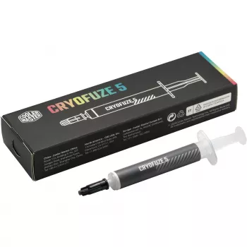 Pasta térmica Cooler Master CRYOFUZE 5 WHITE 3g – Pasta térmica de alta condutividade para CPU/GPU