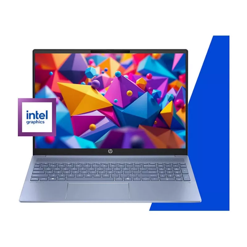 HP OmniBook 5 AI 16 2K Core Ultra 5 225U 16GB/512GB SSD Win11 Home - Azul-céu - 16-af1454ng - Layout do teclado possivelmente alemão