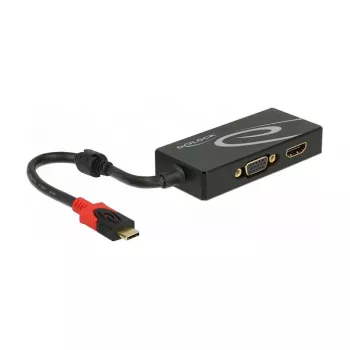 Adaptador gráfico USB DeLOCK 87730 3840 x 2160 píxeis preto