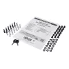 Eaton Tripp Lite Series armário de parede 9U bastidor de servidores com porta frontal em acrílico - armário bastidor de rede - adequado para montagem na parede - preto - 9U - 48,3 cm (19 polegadas)