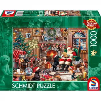 Schmidt Spiele 58872 Puzzle – 1000 peças, cena de Natal, a partir dos 12 anos