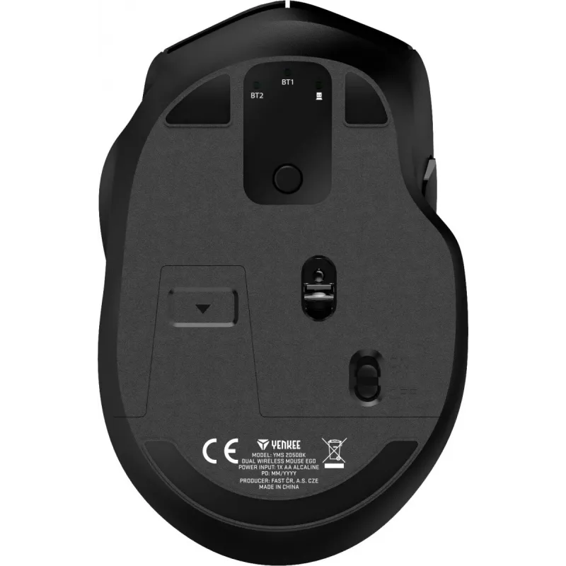 Rato sem fios YMS 2050BK EGO Optic 1600DPI DUAL WL+B