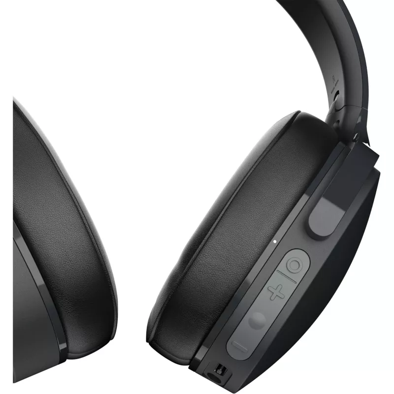 Auscultadores over-ear Skullcandy Hesh Evo — com fios e Bluetooth 5.0, bateria de 36 h, USB-C, 3,5 mm, dobráveis, cancelamento de ruído, preto