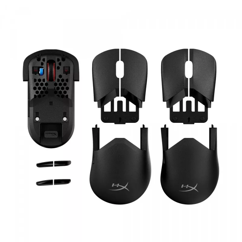 Rato gaming HyperX Pulsefire Saga Pro sem fios (preto)