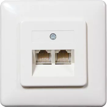 Tomada de ligação telefónica ShiverPeaks 74240 8/8 saliente para 2 linhas de acesso de assinante