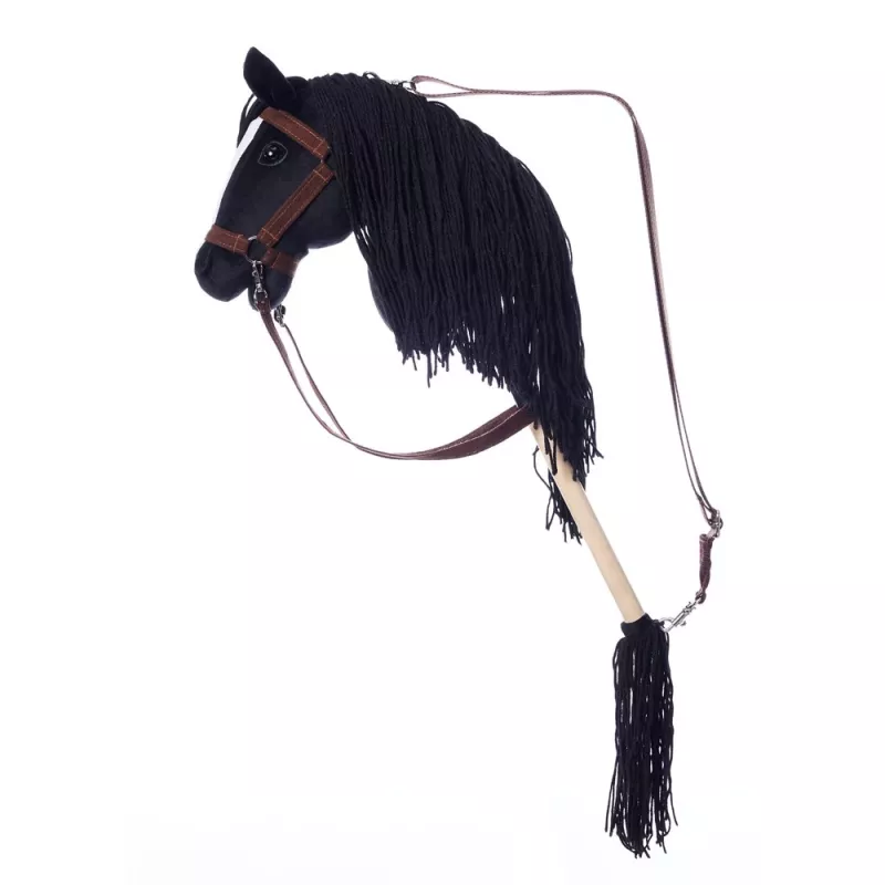 Cavalo de pau HOPPIHORSE Hobby Horse A3 preto