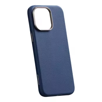 Capa de proteção magnética Joyroom JR-BP007 para iPhone 15 Pro Max, azul, compatível com MagSafe