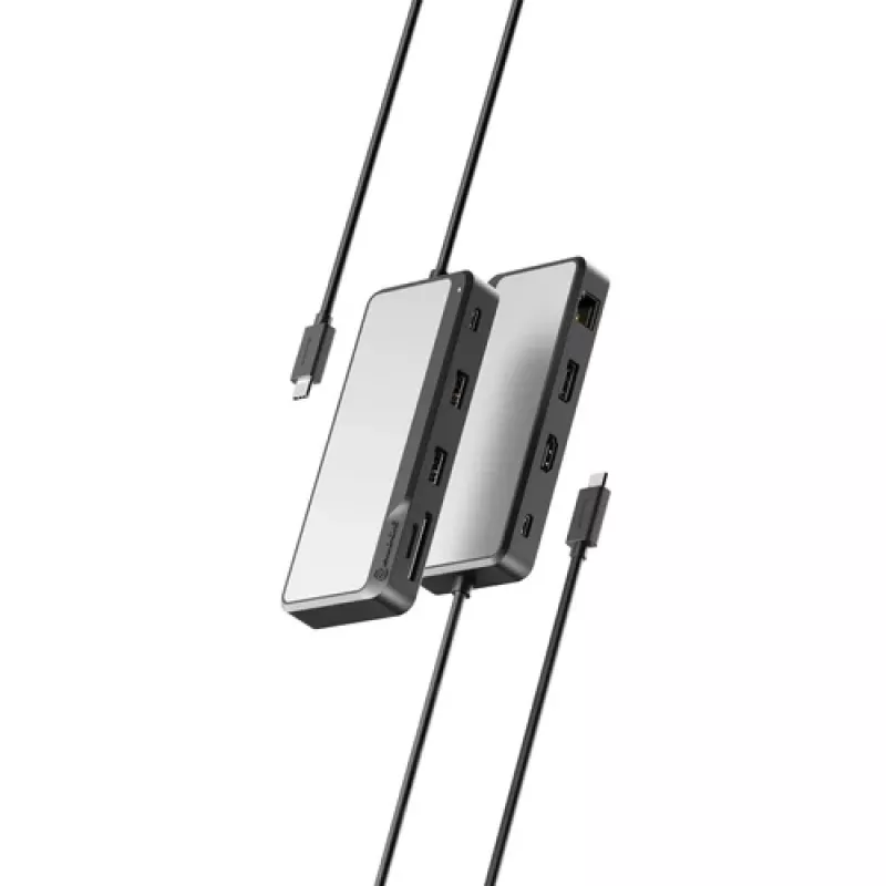 ALOGIC Fusion Pro AXIS FUPHDDP1 estação de ancoragem USB-C 8 em 1 para dois ecrãs, para portátil