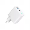 Carregador Gembird TA-UC-PDQC65L-W-01 para dispositivos móveis universal branco AC carregamento rápido interior