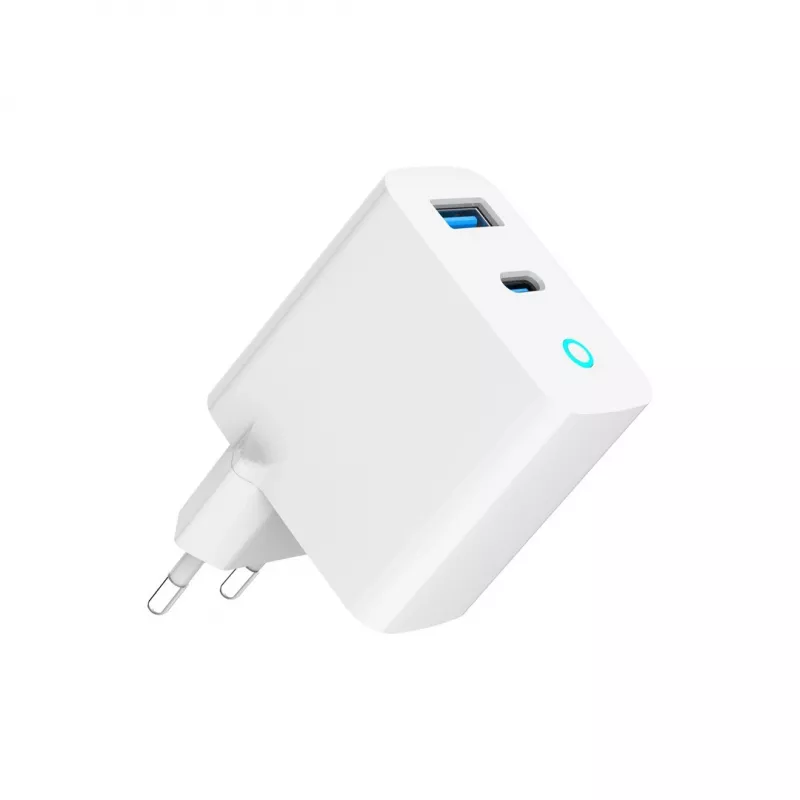 Carregador Gembird TA-UC-PDQC65L-W-01 para dispositivos móveis universal branco AC carregamento rápido interior