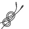 Cabo de dados USB Type-C para Type-C Tellur TLL155471, 1 m, 3 A, 60 W PD, trança de nylon, preto