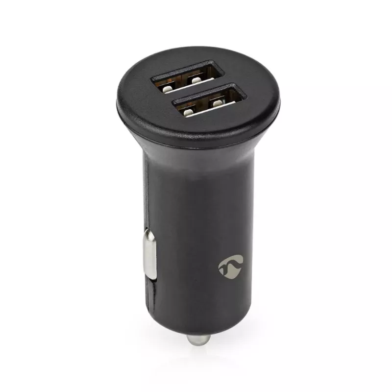 Carregador de automóvel Nedis 24 W 2x 2,4 A - Número de saídas: 2, Tipo de porta: 2x USB-A, saída de tensão única
