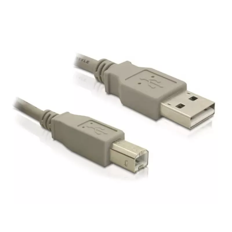 Cabo USB DeLOCK 82215 1,8 m USB A USB B cinzento