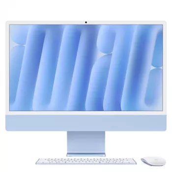 Apple iMac24 azul/M4-10C-CPU 10C-GPU/16GB/256GB SSD/NK-ID-German/MM2/1GB Ethernet