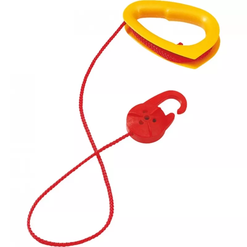 Corda BIG Bobby-Car vermelho amarelo 1–7 anos
