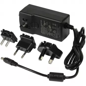Fonte de alimentação ALLNET ALL-PSU12V5A-EUUSUK 12V 5A adaptador AC/DC com fichas EU/US/UK