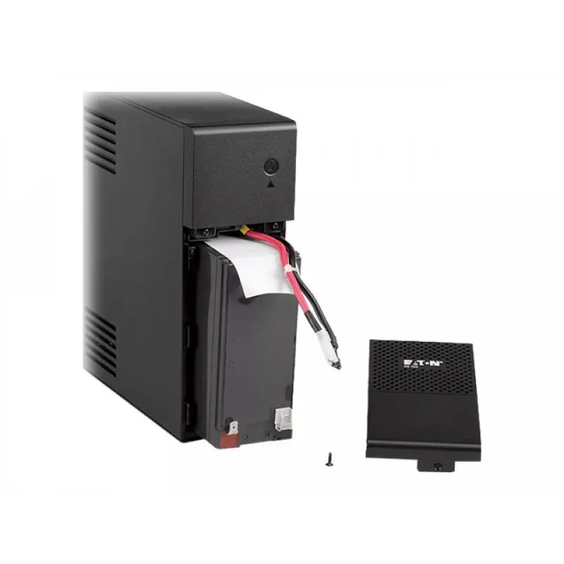 Eaton 5S 700i UPS, Line-Interactive, 700 VA / 420 W, 6 tomadas CA, USB, torre, preto