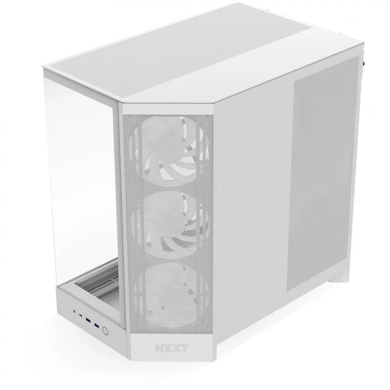 Caixa de PC NZXT H9 Flow RGB Midi Tower Branco